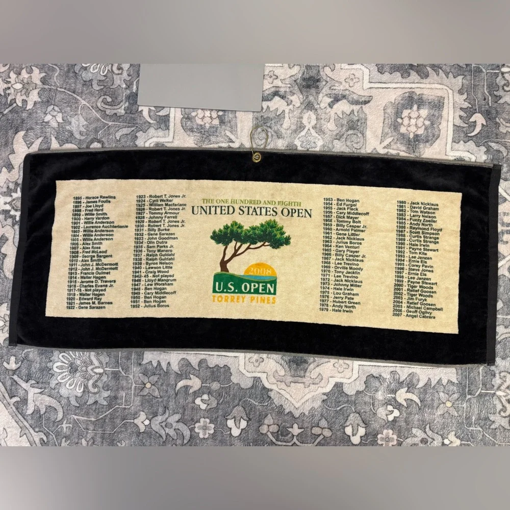 U.S. Open 2008 Torrey Pines Golf Tournament Commemorative Sports Towel NWOT ⛳️